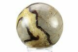 Polished Septarian Sphere - Madagascar #239002-1